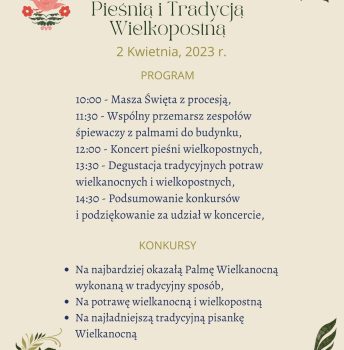 XXII Spotkanie z Pieśnią i Tradycją Wielkopostną w Woli Osowińskiej