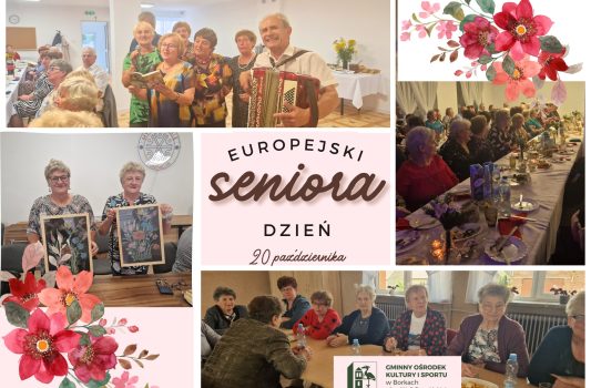 Dzisiaj obchodzimy Europejski Dzień Seniora.